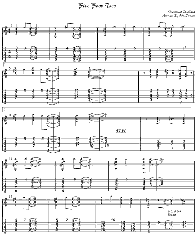 Summertime - Chord Melody, Single-Note Solo & Chord Shapes